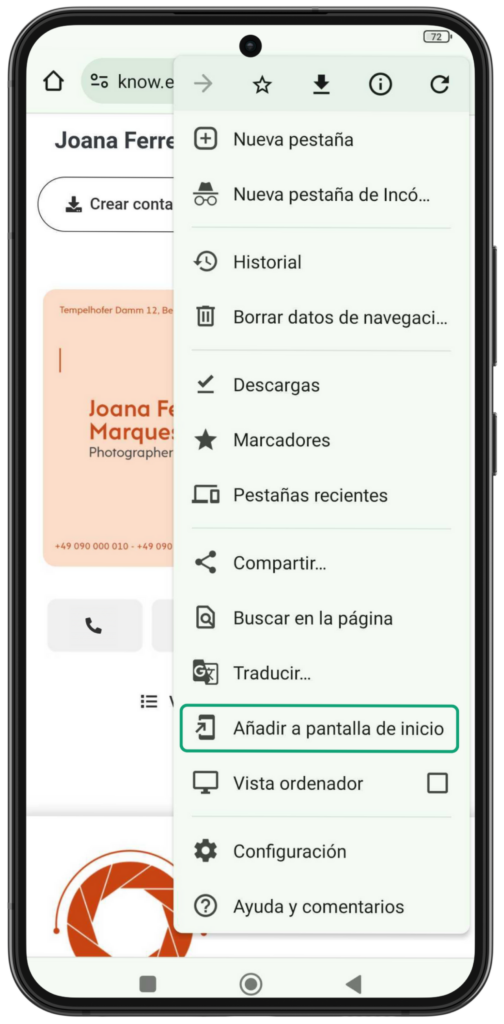 Acceso Directo Android
