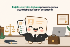 Tarjetas de visita digitales para abogados. ¿Qué debe buscar un despacho?