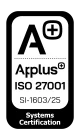Sello de certificación ISO 27001 de Applus